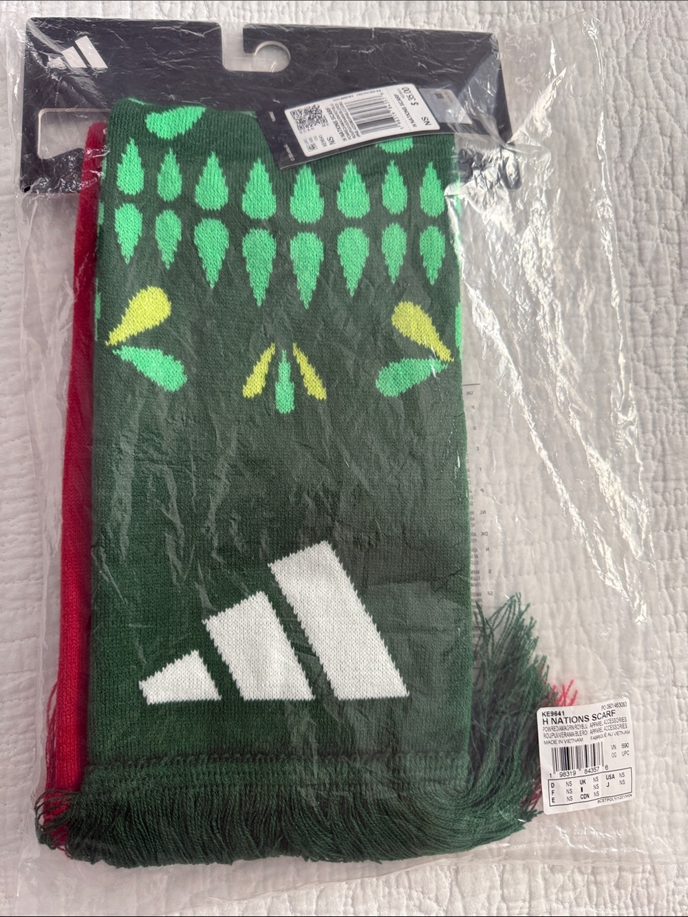 Unisex Adidas Red 2026 FIFA World Cup Host Nations Scarf